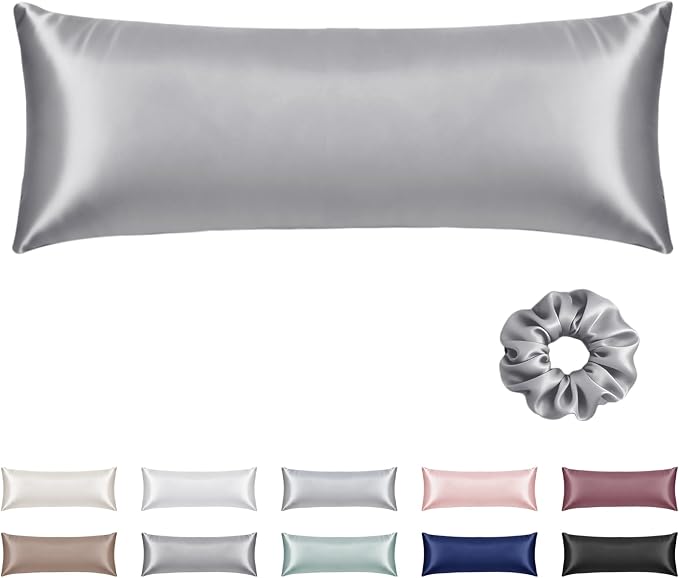 Satin Body Pillow Pillowcase 1pc, Silky Body Pillow Cover Similar to Silk by Vielit