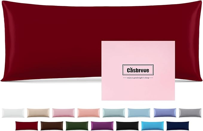 Silk Body Pillow Cover Pillow Pillowcase by Casbrove
