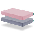Biloban Pack and Play Sheets Fitted, 2 Pack Pack and Play Sheet Fits by Bilobanbabybedding