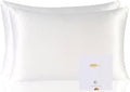 ZIMASILK 100% Pure Mulberry Silk Pillowcase 2 Pack, Soft and Smooth, Both Sides by ZIMASILK