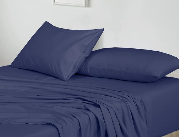 RUVANTI 100% Cotton Sheets – Split King Size Percale Bedding, Cooling & - Image 8