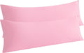 NTBAY Body Pillow Cases Set of 2, 2 Pack Brushed Microfiber 20x54 Pillow Cases by NTBAY