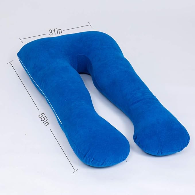 MOON PINE Pregnancy Pillow, U Shaped Full Body Pillow - Image 3
