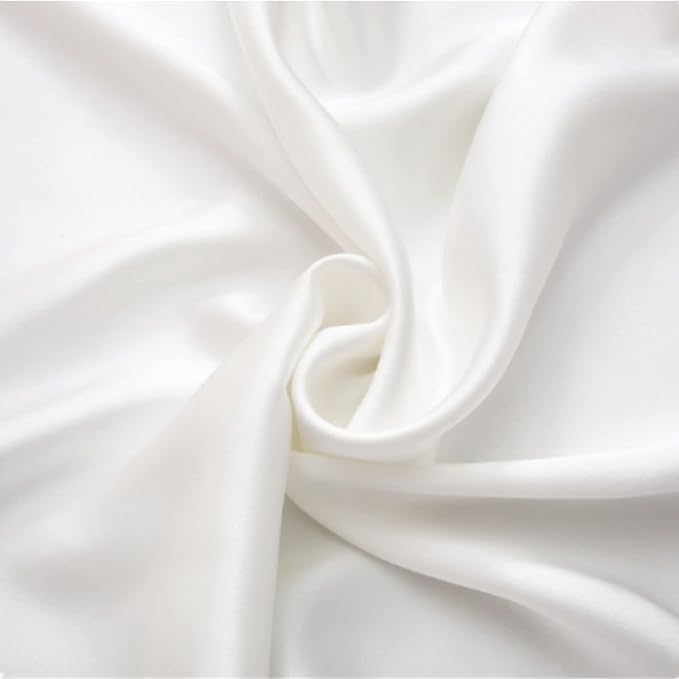 White Silk Pillow Cases King - Image 7
