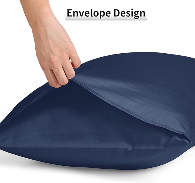 Warmstar Cotton Pillow Cases Queen Size Set of 2, 600 Thread Count Pillowcases - Image 5