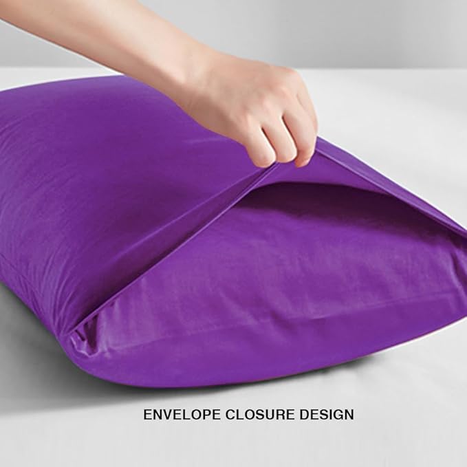 FLXXIE King Pillow Cases Set of 2, Soft Microfiber Pillow Covers - Image 3