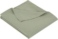 Twin Flat Sheet Only，66x96Inch Sage Green by Hotella