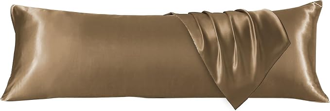 HUXMEYSON Body Pillow with Satin Pillowcase, Body Pillow - Image 9