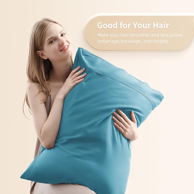 King Pillowcases, Cooling Viscose from Bamboo Pillow Covers - Image 2