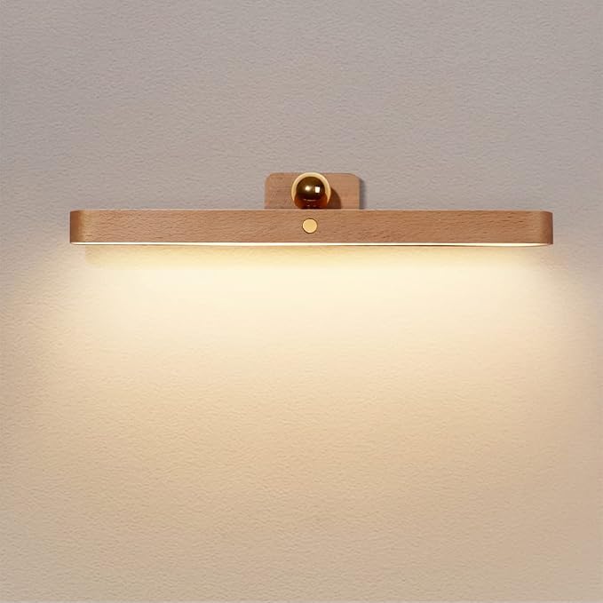 Led Rechargeable Bathroom Light Fixtures Three-Level Dimmable Touch Control by Unknown