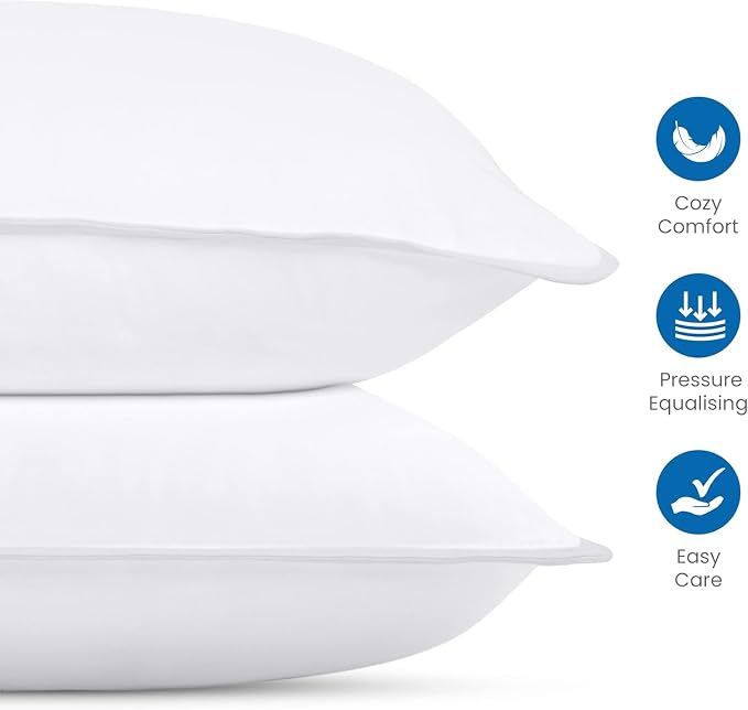 Utopia Bedding Bed Pillows for Sleeping, Queen Size Set of 4, Hotel Pillow - Image 7