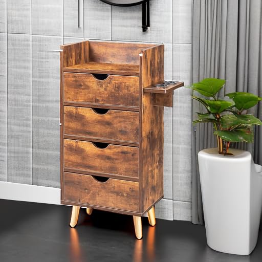 OmySalon 4 -Layer Salon Station Storage Cabinet, Beauty Barber Styling Stations - Image 6