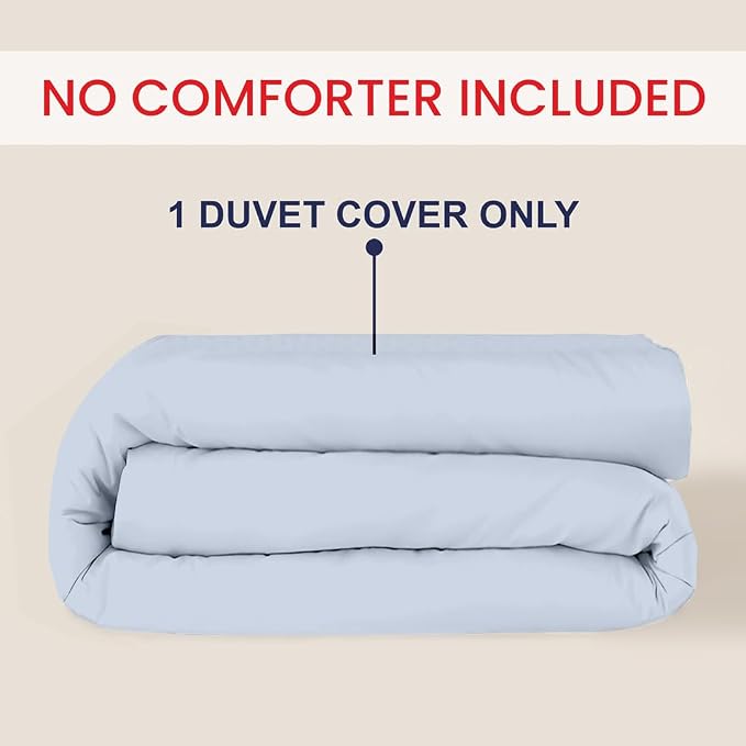 Kotton Culture 1 Pc 120" x 98" Duvet Cover Oversized King 100% Egyptian Cotton - Image 2