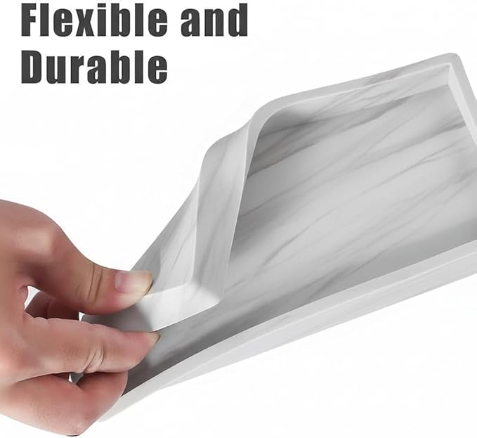 2PCS Silicone Soap Dispenser Tray, Kitchen soap Caddy countertop, Tray - Image 2