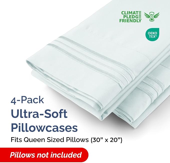 Queen Pillow Cases Set of 4 - Image 2