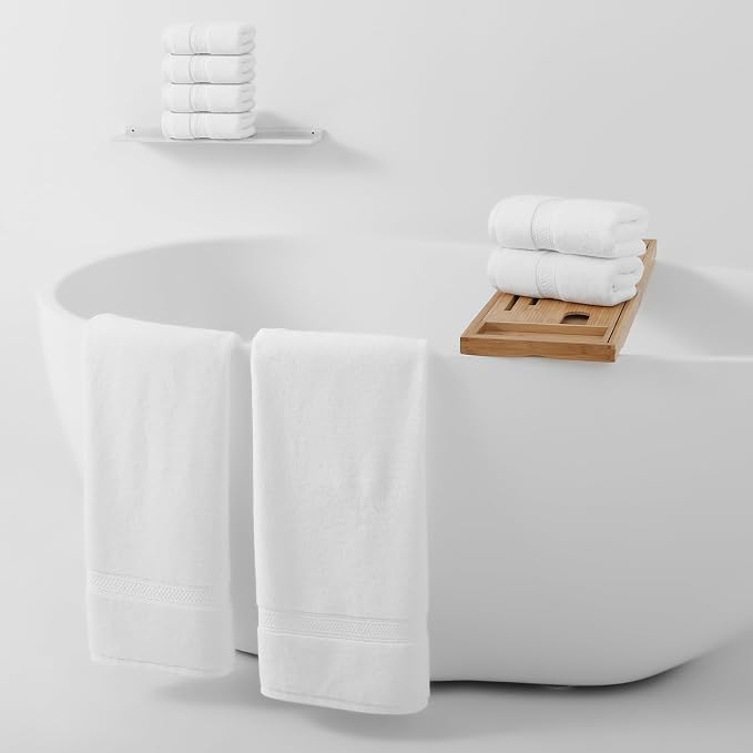 REDKISS Towels 8 Piece Luxury Bath Towel Set, 2 Bath Sheets, 2 Hand Towels - Image 7