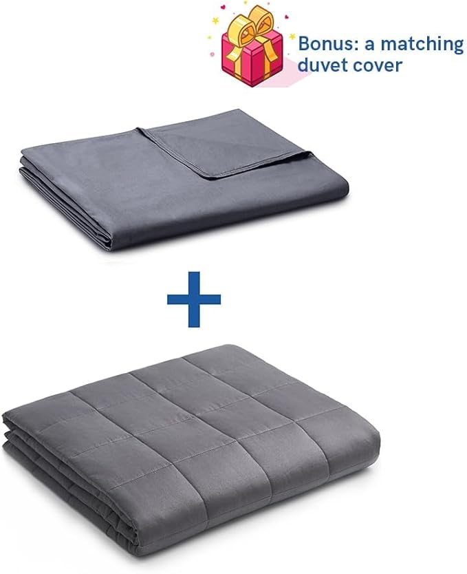 YnM Weighted Blanket, Heavy 100 Percent Oeko-Tex Certified Cotton Material - Image 5