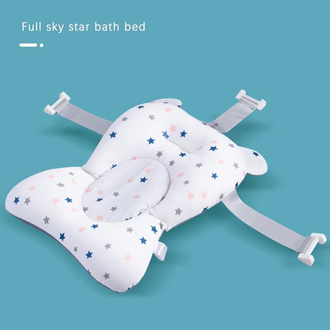 Baby Bath Cushion Pad Newborn Bathtub Mat Infant Bath Supporter Net Baby - Image 5
