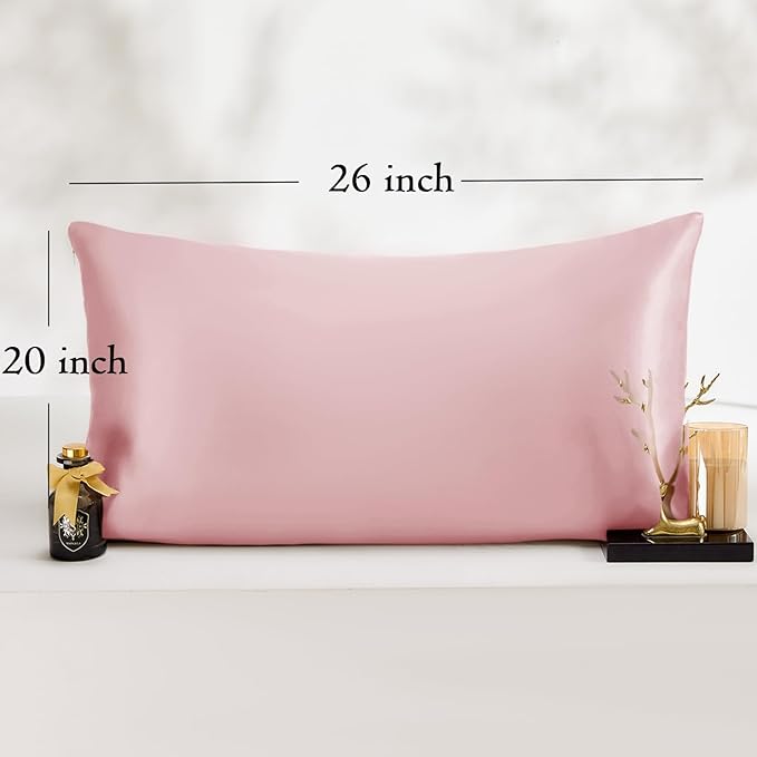 Standard Satin Pillowcase for Hair 2pc, Similar to Silk Pillow Cases, Easier - Image 6