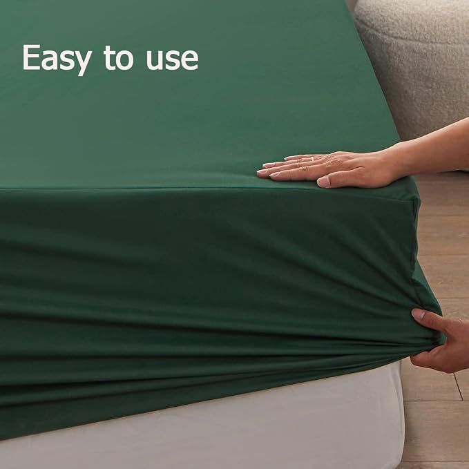 Bedding Queen Size Fitted Sheet Only- Bottom Matress Fitted Sheet-Fits 15inches - Image 7