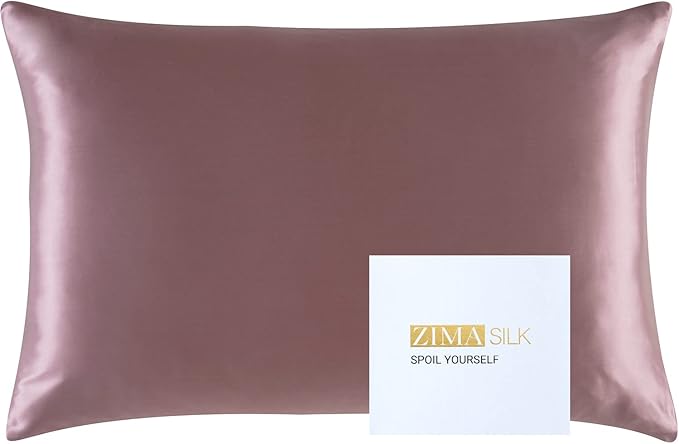 ZIMASILK 25 Momme 100% Pure Mulberry Silk Pillowcase by ZIMASILK