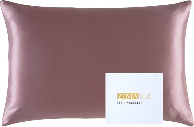 ZIMASILK 25 Momme 100% Pure Mulberry Silk Pillowcase by ZIMASILK