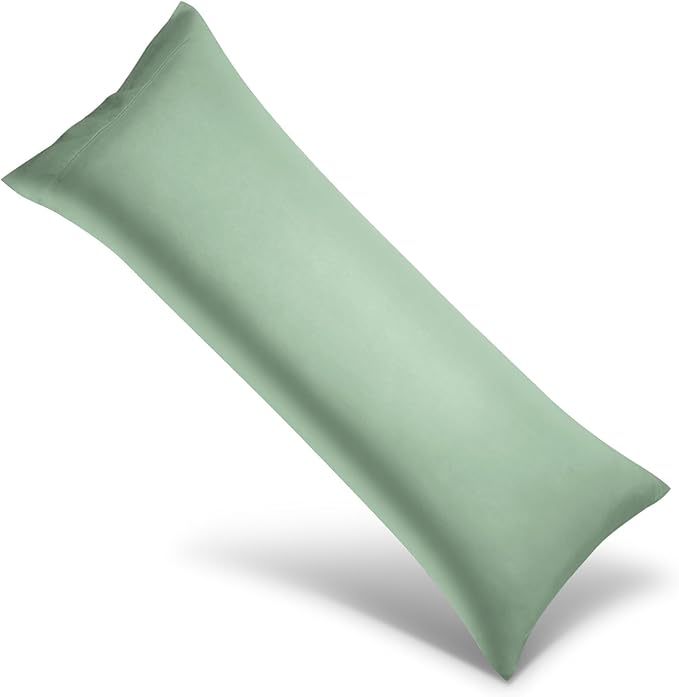 WishSmile Body Cooling Pillowcase Long Pillow Case Breathable Cool Silky Soft by WishSmile