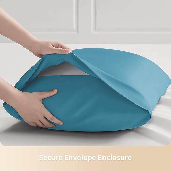 King Pillowcases, Cooling Viscose from Bamboo Pillow Covers - Image 6
