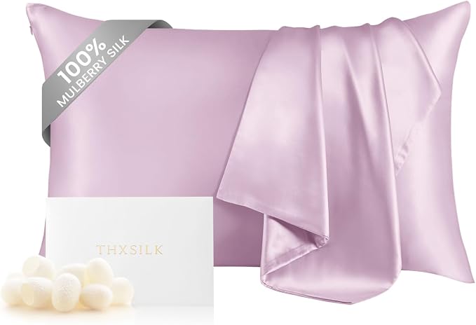 THXSILK 100% Mulberry Silk Pillowcase by THXSILK