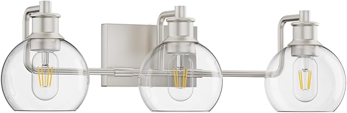 Tipace 3 Lights Vanity Light Bathroom Light Fixture Over Mirror by Tipace