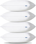 CozyLux Pillows King Size Set of 4, Cooling Hotel Quality Bed Pillows by CozyLux