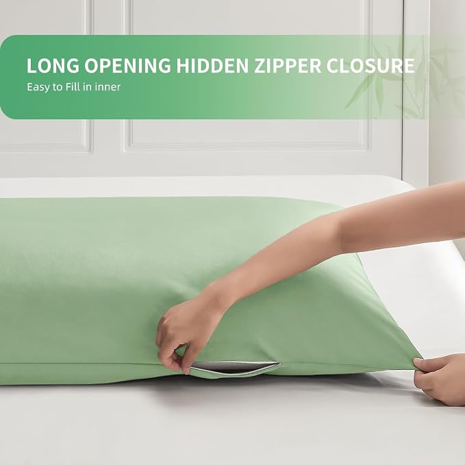 Body Pillowcase, Cooling Viscose from Bamboo Pillow Cover - Image 6