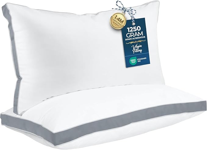 Utopia Bedding Bed Pillows for Sleeping King Size, Soft & Fluffy Pillow by UTOPIABEDDING