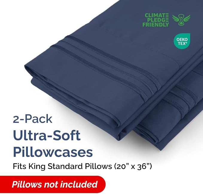 King Standard Pillow Cases Set of 2 - Image 2