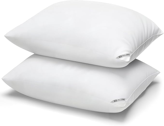 Piwaal Luxury Hotel Pillows for Sleeping 2 Pack, Bed Pillows Standard Size Set by Home