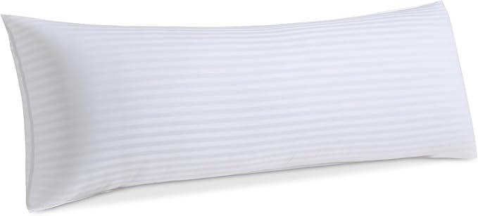 Oubonun Premium Striped Body Pillow, Breathable Cooling Cotton Cover, Soft and by Oubonun