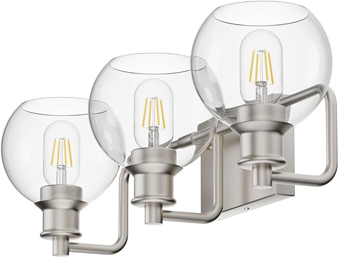 Tipace 3 Lights Vanity Light Bathroom Light Fixture Over Mirror - Image 2