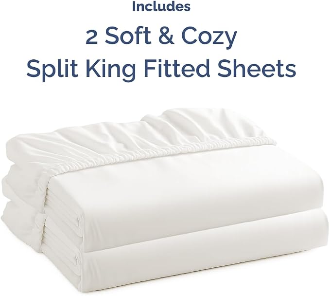 Split King Fitted Bed Sheet - Image 4