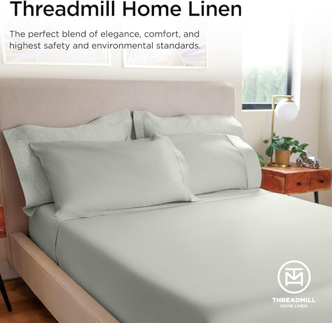 Threadmill Luxury 800 Thread Count King 100% Cotton Sheets - Image 8