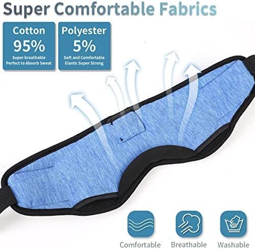 TOPOINT Sleep Mask with Headphones Bluetooth 5.4 Wireless, Sleep Headphones - Image 5
