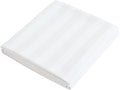 Flat Sheet Only Full Size, 400 TC 100% Egyptian Cotton Flat Sheet Striped by ShunjieHome