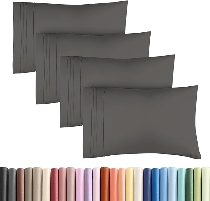 King Standard Pillow Cases Set of 4 by CGKUnlimited