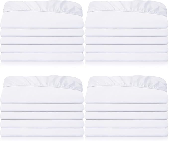 Preboun 20 Pack Fitted Sheets Bulk by Preboun