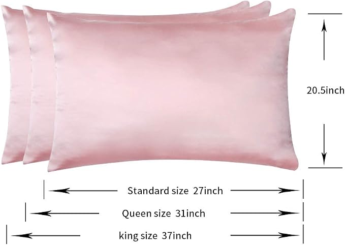 Jocoku 100% Mulberry Silk Pillowcases Set of 2 - Image 6