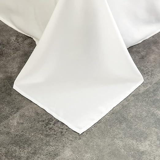 Microfiber Queen Bedding Flat Sheet, Ultra Soft and Wrinkle, Stain Resistant - Image 4
