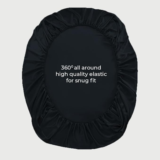 LINENWALAS Fitted Sheet Only Viscose Derived from Bamboo, Bottom Sheet - Image 5