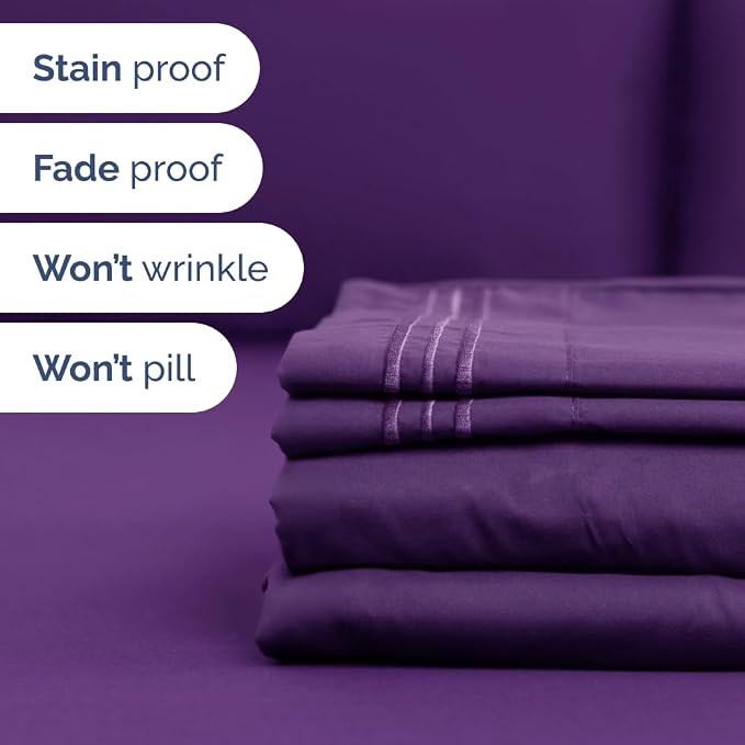 Flex Top Split Head King 4 Piece Sheet Set - Image 6