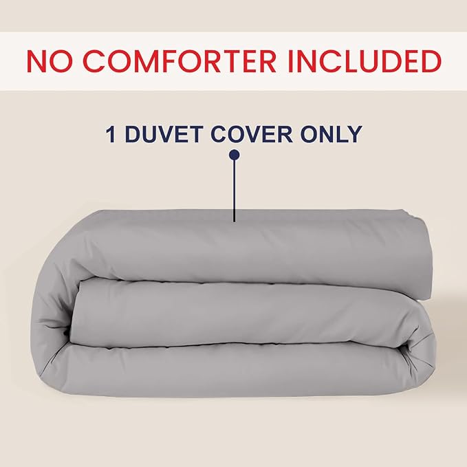 Kotton Culture 1 Pc Twin XL/Twin Duvet Cover Only-100% Egyptian Cotton 600 - Image 2