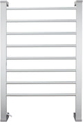 Heated Towel Rack with Timer, 8-Bar Electric Towel Warmer by BVANQ
