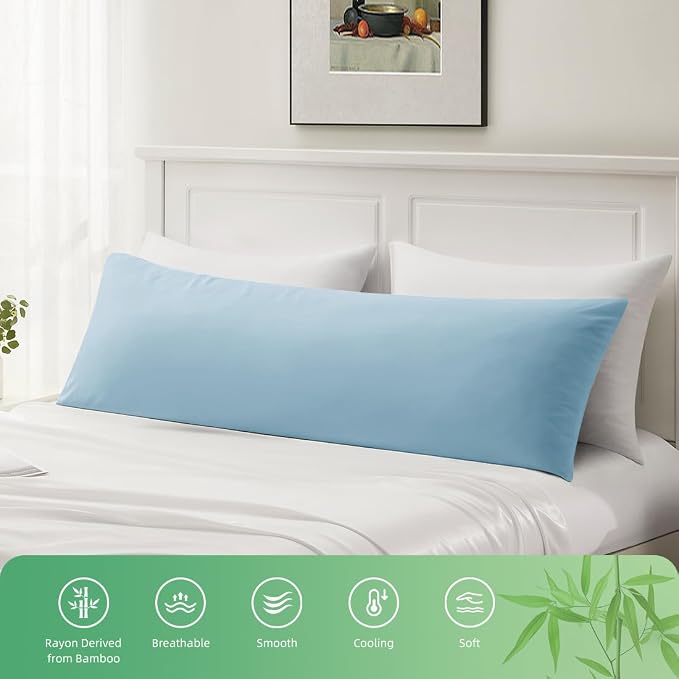 Body Pillowcase, Cooling Viscose from Bamboo Pillow Cover - Image 5